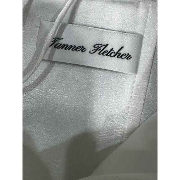 Tanner Fletcher Marilyn Floral Sequin Strapless Dress 1 / US 4-6 Evening Gown - Picture 8 of 14